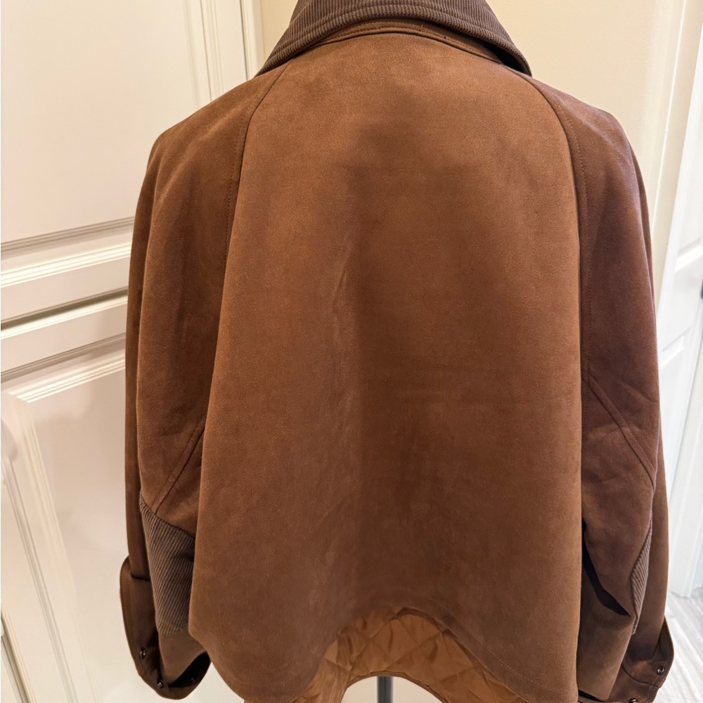 Faux Suede Two-ferJacket by Anthropologie - Picture 4 of 7